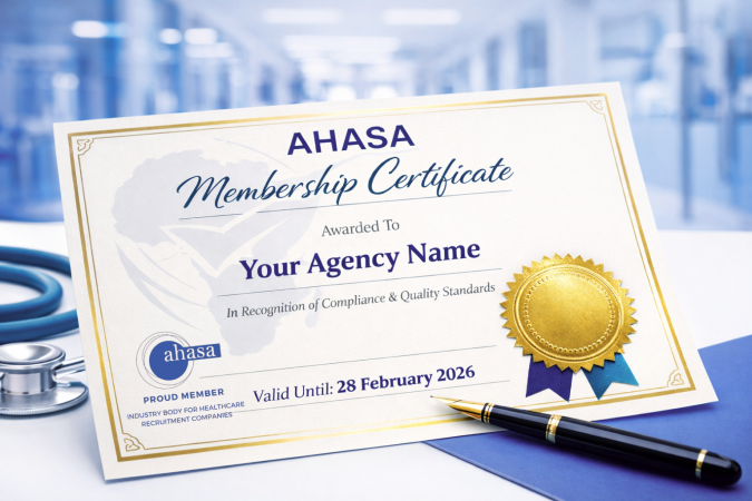 AHASA 2026/2027 Membership Certificates Issued